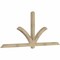 Ekena Millwork Redmond Rough Sawn Timber Gable Bracket, Douglas Fir, 108"W x 45"H x 4"D x 4"F, 10/12 Pitch GBW108X45X0404RED00RDF - alternate 5